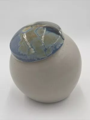 Buy Michael Saul American Art Pottery Covered Canister Medium  Signed • 75.59£