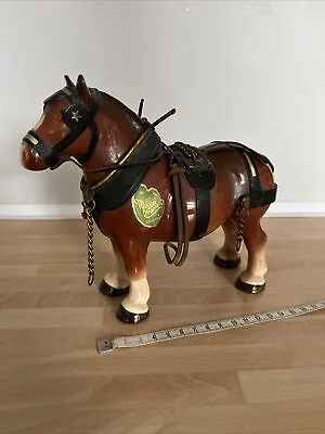 Buy Shire Horse Figure MELBA WARE -  BROWN 16 Cms TALL • 10£