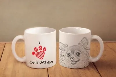 Buy Chihuahua Long Haired - Ceramic Cup, Mug  I Love ,UK • 11.99£