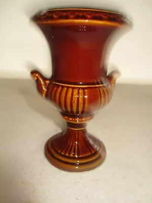 Buy Vintage Dartmouth Pottery Urn Vase, No 67 C, Treacle Glaze • 4£