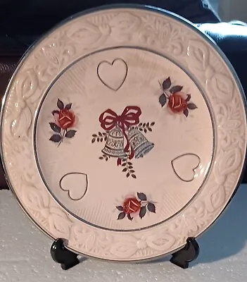 Buy Sylvac Ware  Display Anniversary Plate Red Roses And Bells Design • 4.99£