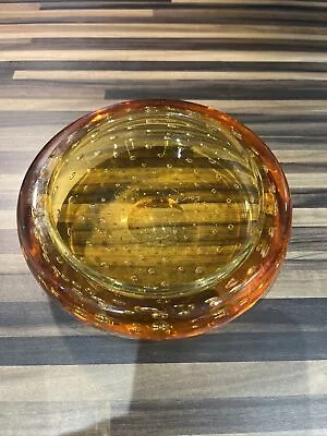 Buy Orange Glass Bowl Whitefiars 1950’s60’s By Geoffrey Baxter • 20£