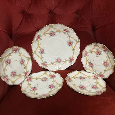Buy  Royal Stafford Bone China Plates. 1 Is 22.5cm And 4 Are 16cm. Free Postage UK  • 28£