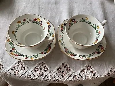 Buy Royal Stafford Cups And Saucers, Sugar Bowl And Biscuit Plate • 5£