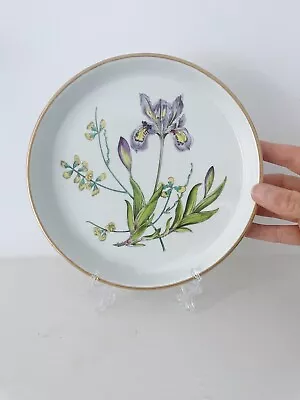 Buy Spode Stafford Flowers Iris & Sphaerolobium Fluted Flan Tart Quiche Dish 18.5 Cm • 10.95£