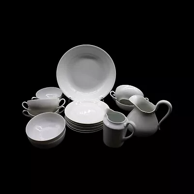 Buy Assorted Brands Limoges Porcelain Dinnerware / Serving Items - Set Of 15 Pieces • 240.80£