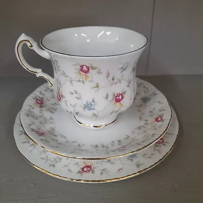 Buy Vintage Paragon Bone China  First Choice  Tea Trio Set Tea Cup Saucer Side Plate • 8.99£
