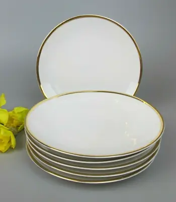 Buy Thomas Rosenthal Medallion Plates: Side Tea Cake. Set Of 6. Gold Band Rim. 7  • 29.99£