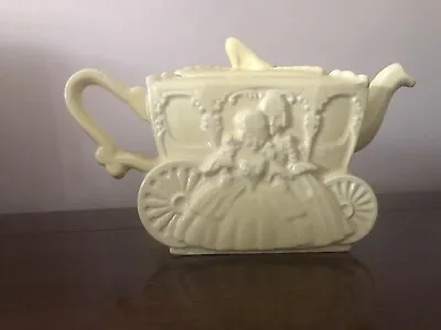 Buy Ellgreave Pottery 14cm High Yellow Novelty Cinderella Teapot • 19.50£