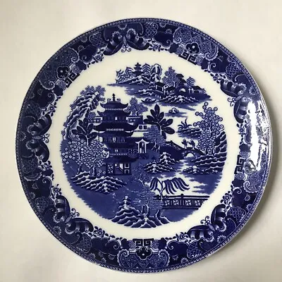 Buy Antique Copeland Spode Willow Pattern Plate November 1876 England • 39.99£