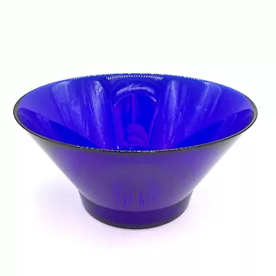 Buy Large Cobalt Blue Bowl Footed • 6£