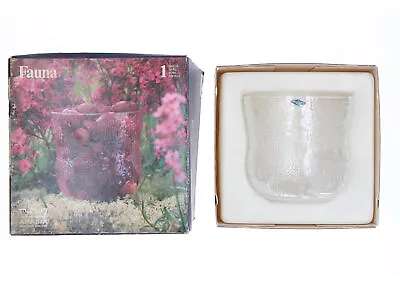Buy Nuutajarvi OIVA TOIKKA FAUNA BOWL / VASE Vintage Finnish Glass Boxed • 44£