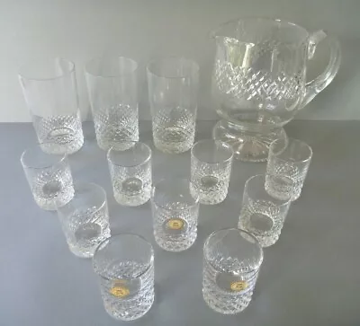 Buy Spiegelau Kristal Pitcher, Tumblers, Shots - Cut Glass Crystal - W Germany - New • 58£