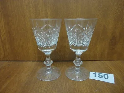 Buy 2 X 5 3/8 Inch Or 13.75 Cm White Wine Glasses - Edinburgh HIGHLAND Cut Crystal • 14.95£