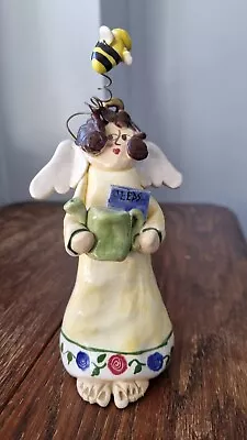 Buy Clayton Dickson Co Garden Fairy & Bee Pottery Figurine Canada • 8£