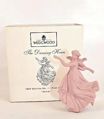 Buy Wedgwood Pink Jasperware Dancing Hours Christmas Ornament 1997 Original Package • 36.10£