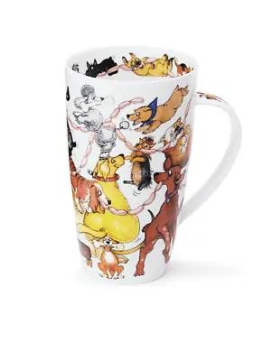 Buy Dogs Frolics Dunoon Fine Bone China Mug Henley Style - For All Dog Lovers • 31.95£