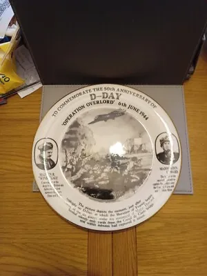 Buy *D-DAY : OPERATION OVERLORD 6th JUNE 1944* 50th Anniversary Commemorative Plate • 10.99£