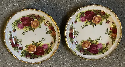 Buy Two Royal Albert Old Country Roses Bone China Plates. • 5.99£