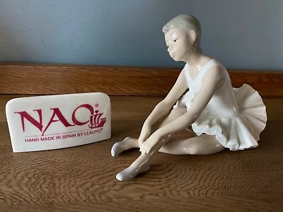 Buy Lladro Nao Daisa Ballerina Stretching Porcelain 6  Tall Excellent Condition! • 20£