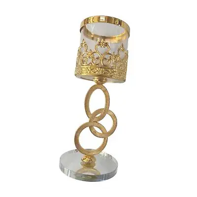 Buy Candle Holders Home Decoration Tea Light Holder Glass Crystal Candlestick • 11.50£
