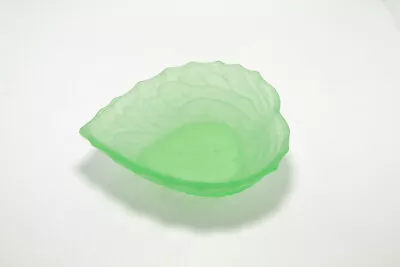Buy 1950's Vintage BAGLEY & Co * Style Coctail Fruit Bowl Frosted Green Glas Used * • 8£