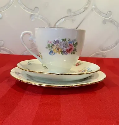 Buy Grafton Bone China Cup Saucer Plate Made In England • 11.52£