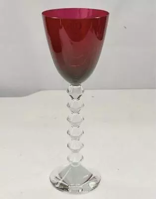 Buy Baccarat Vega Fortissimo Tall Wine Glass Tableware With Box Red • 169.11£
