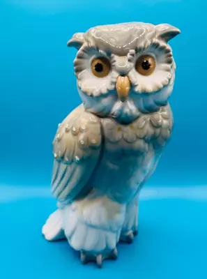 Buy Nao Lladro Short Eared Owl Porcelain Figure Gray & White 6 1/2” 1979 • 7.99£