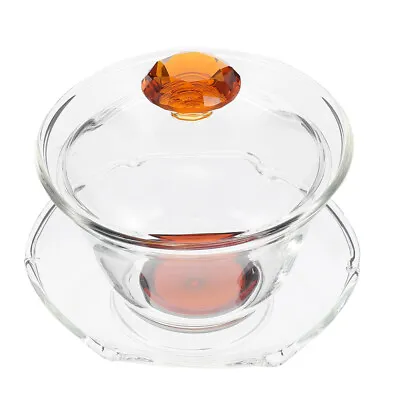 Buy  Glass Teapot Office Traditional Chinese Cups Travel Coffee Lids • 17.69£