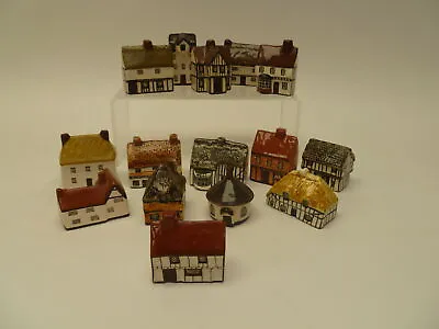 Buy 15 Small Pottery Cottages - Tey Crafts Norfolk & Mudlen End Studio Felsham • 19.99£