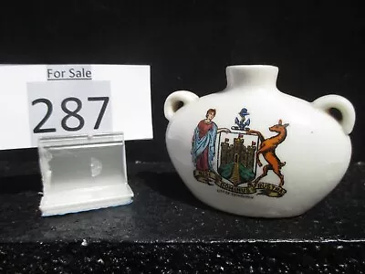 Buy W.H.Goss Crested China IRISH Bronze Pot With MIDDLESEX Crest (287) • 3.50£