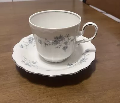 Buy Johann Haviland Blue Garland China Bavaria Germany Tea Cup & Saucer Set • 4.72£