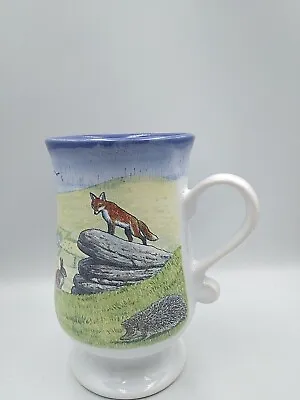 Buy Presingoll Pottery Footed Tea Coffee Mug Cornish Wildlife  Made In Cornwall • 4.99£