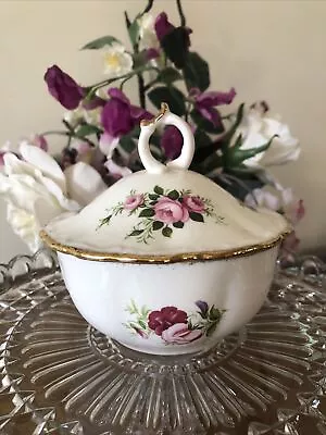 Buy Royal Albert Flower Of The Month Powder Box / Sucrier/sugar Bowl • 40£