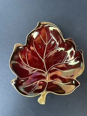 Buy Vintage Carlton Ware  Rouge Royale   Leaf Dishes Handpainted Trinket Ring .Read • 8.63£