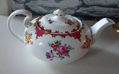 Buy Aynsley Pink Wilton Bone China Teapot  2 Pint • 45£