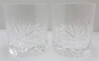 Buy Two (2) Edinburgh Crystal  Star Of Edinburgh  Old Fashioned Whisky Glasses 1st • 32.99£