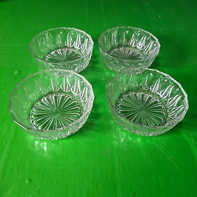 Buy Lead Crystal Cut Glass Bowls X4 • 16£