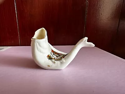 Buy Grafton Crested China Curved Fish Twisted #393 City Of Canterbury 55mm • 15£