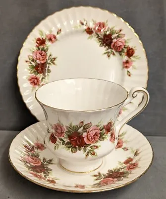 Buy Paragon English Rose Fine Bone China Tea Cup, Saucer And Plate.  Trio. • 10.50£