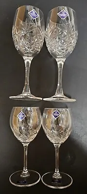 Buy 4 X Edinburgh Crystal Wine Etc Glasses - NEW • 24.99£