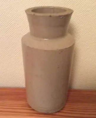 Buy Collectable Vintage Stoneware 14cm Bottle / Jar - Upcycle Vase Etc • 3.99£