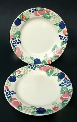 Buy TWO Royal Winton Bordeaux Salad Starter Dessert Plates 20.5cm In Good Used Cond • 14£