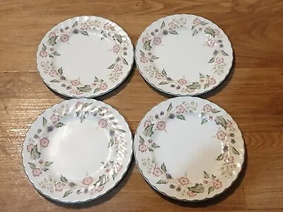 Buy 4 X BHS British Home Stores Victorian Rose Side Tea Plates 18cm • 9£