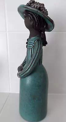 Buy Elbogen Swedish Flower Girl Vase Sculpture Vintage Art  1960's Never Used • 29.99£