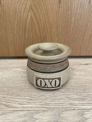 Buy Vintage Studio Pottery Stoneware Kitchen Storage Pot Oxo Jar. 7.5cm • 19.95£
