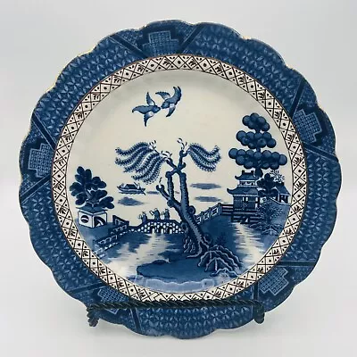 Buy Booths Real Old Willow 9.75 Inch Dinner Plate Made In England A 8025 READ #2 • 18.25£