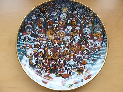 Buy Santa Paws By Bill Bell Limited Edition Porcelain Plate By Franklin Mint Vgc • 2.99£