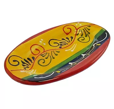 Buy Oval Tapas Dish Serving Dish  20 Cm X 12 Cm Spanish Handmade Ceramic Pottery • 11.99£